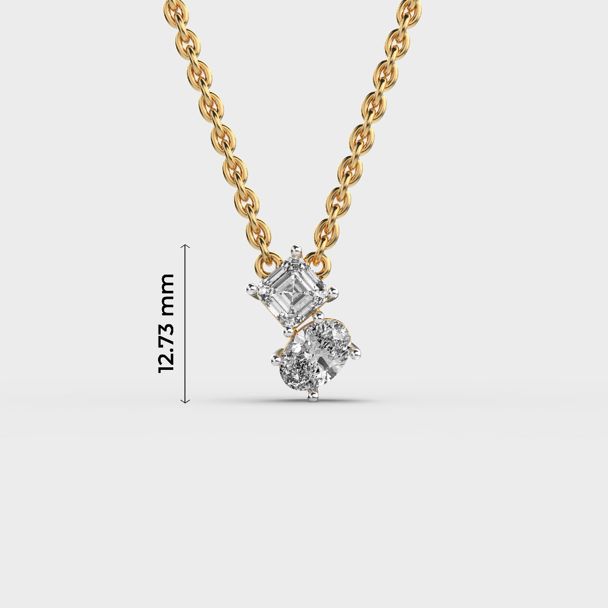 Two-Stone Diamond Pendant