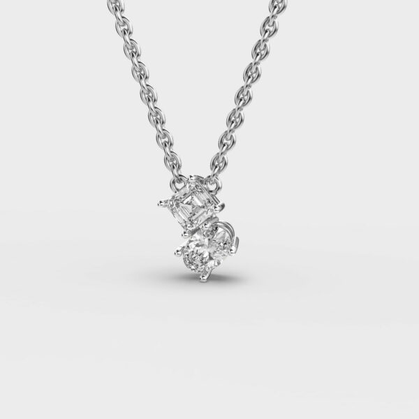Two-Stone Diamond Pendant