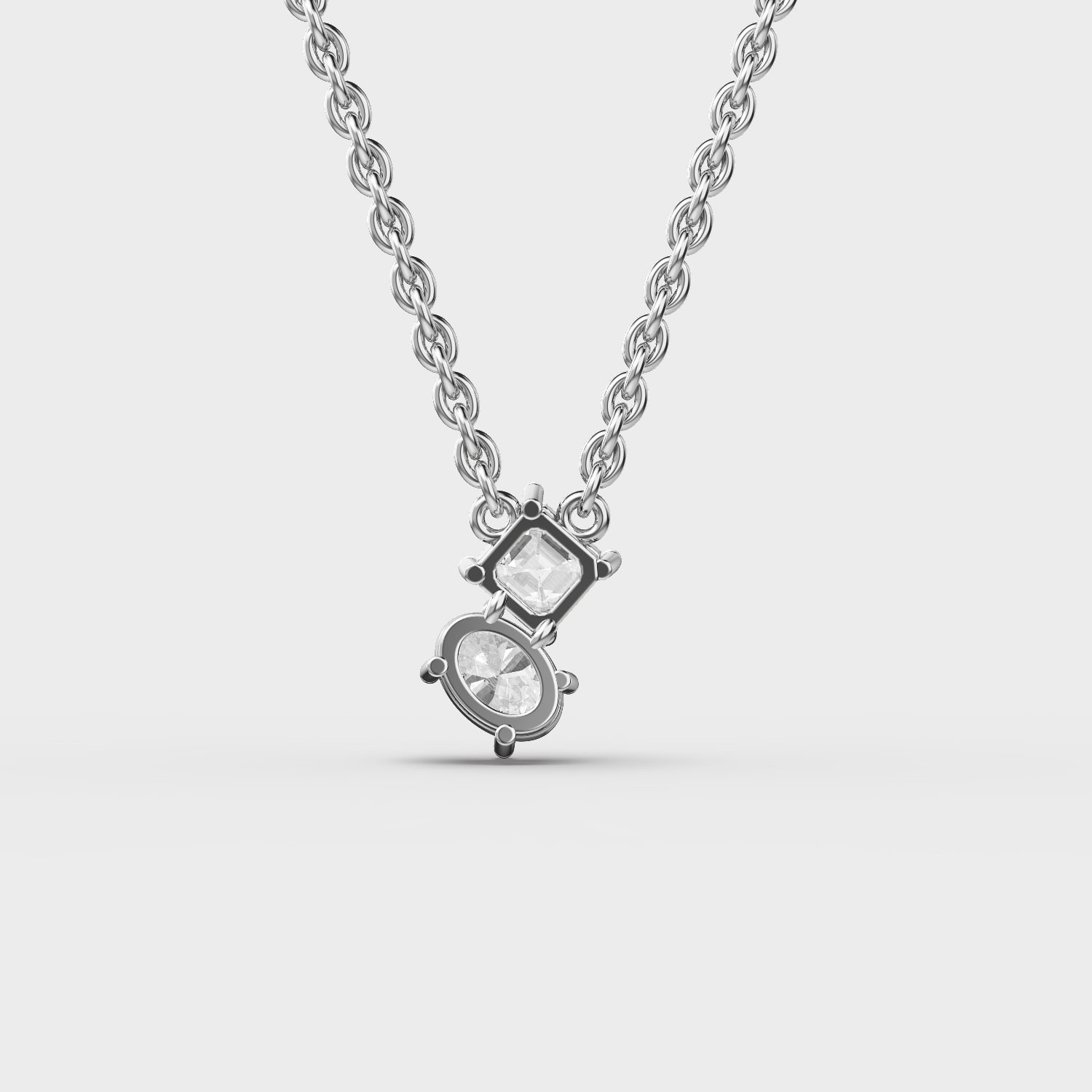 Two-Stone Diamond Pendant