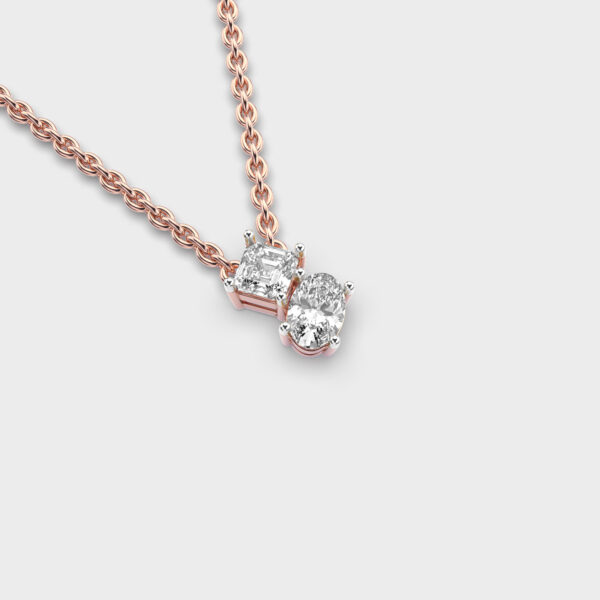 Two-Stone Diamond Pendant