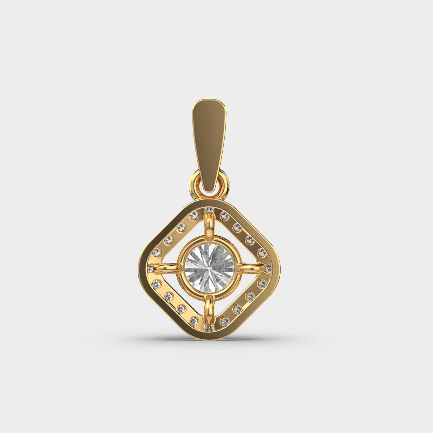 Blushforge Diamond Pendant