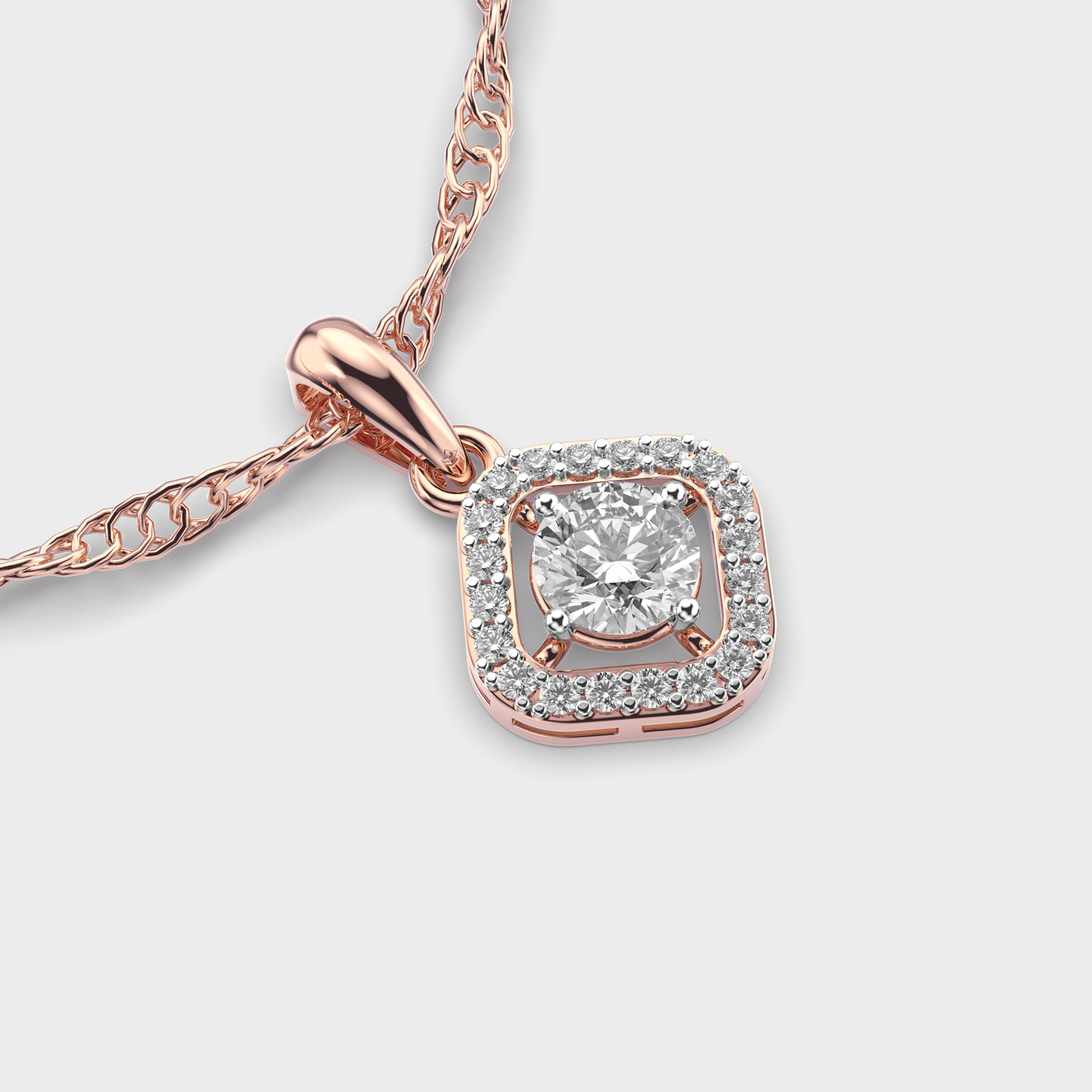 Blushforge Diamond Pendant