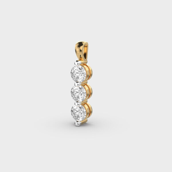 Three-Stone Diamond Pendant