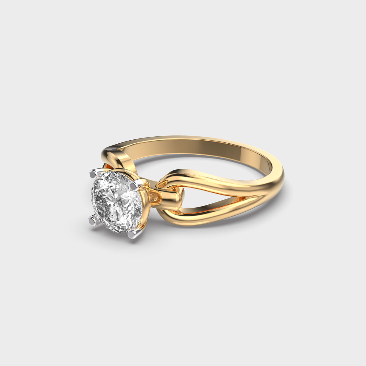 Romanticana Diamond Solitaire Ring