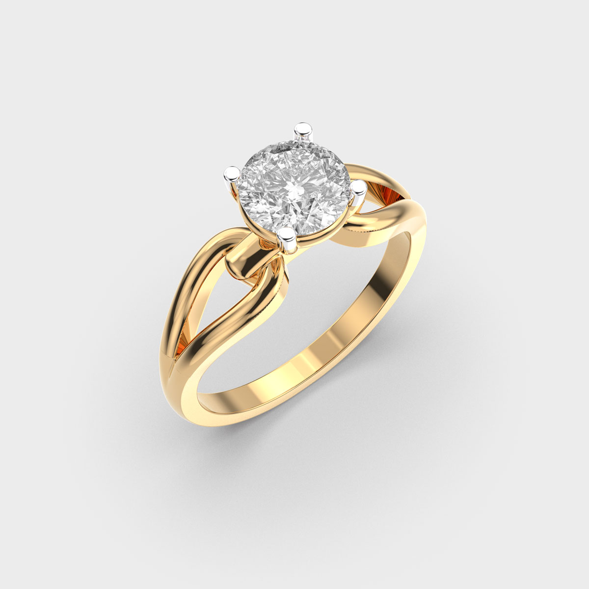 Romanticana Diamond Solitaire Ring