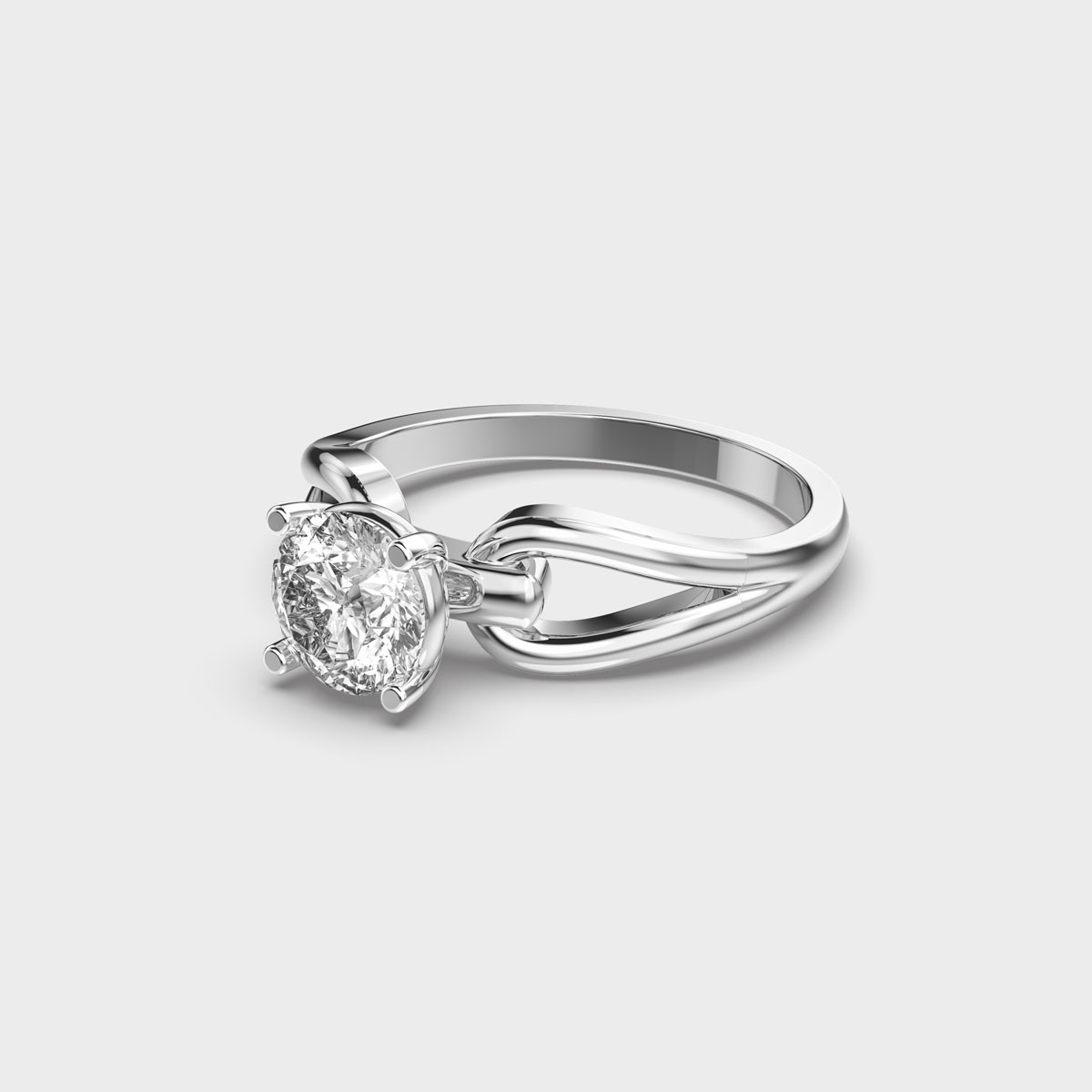 Romanticana Diamond Solitaire Ring