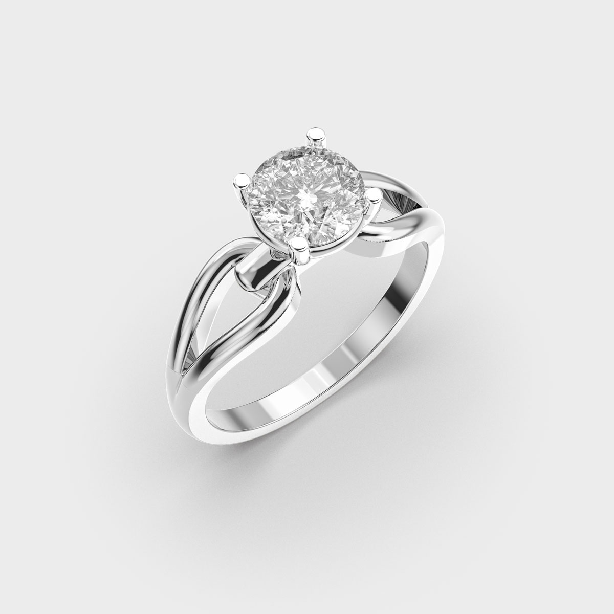 Romanticana Diamond Solitaire Ring