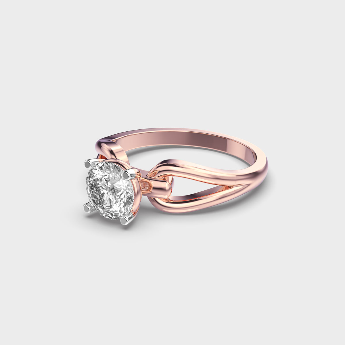 Romanticana Diamond Solitaire Ring
