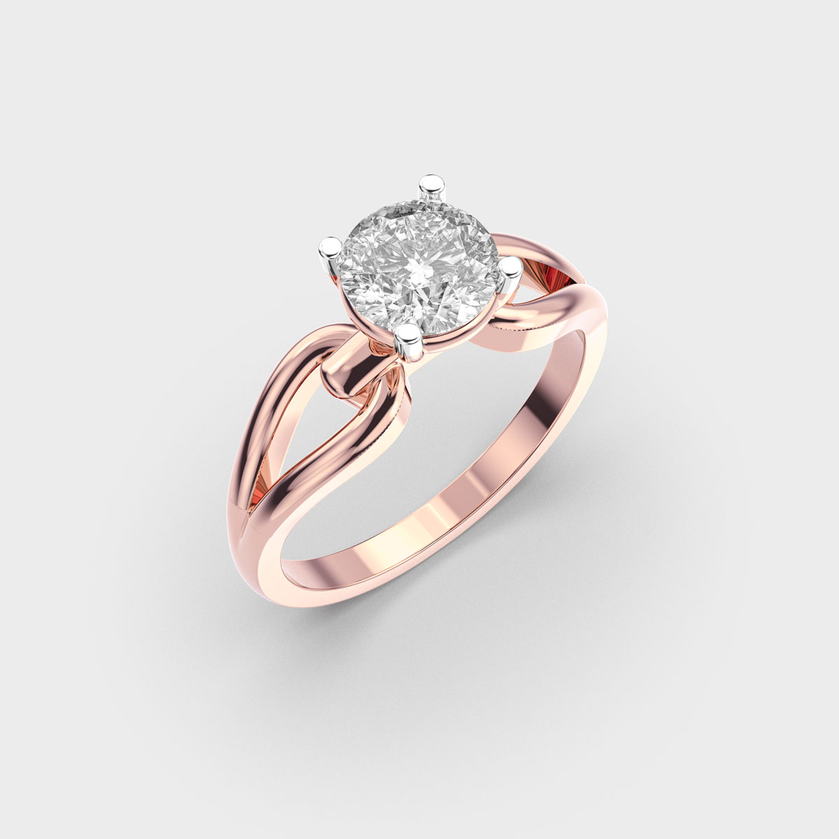 Romanticana Diamond Solitaire Ring