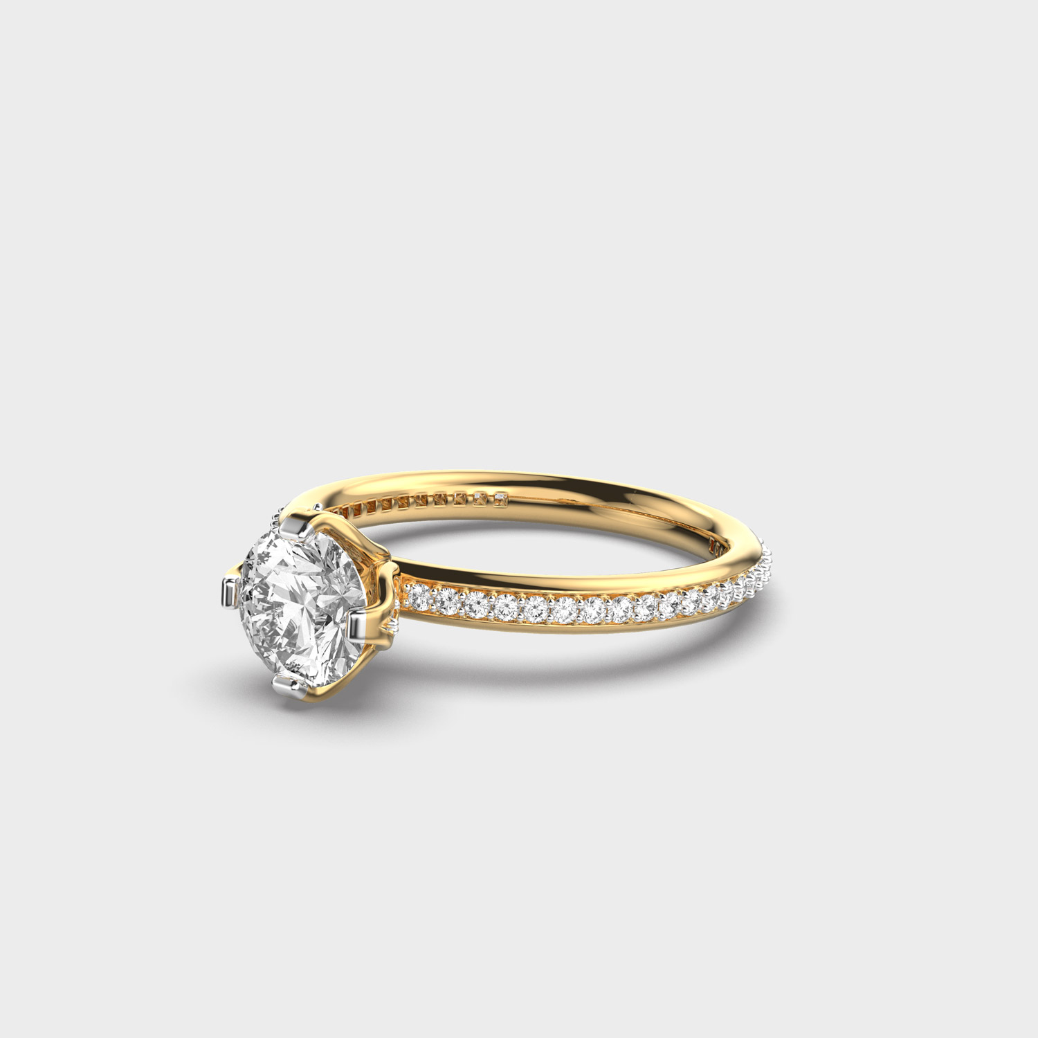Classic Glimmer Diamond Ring