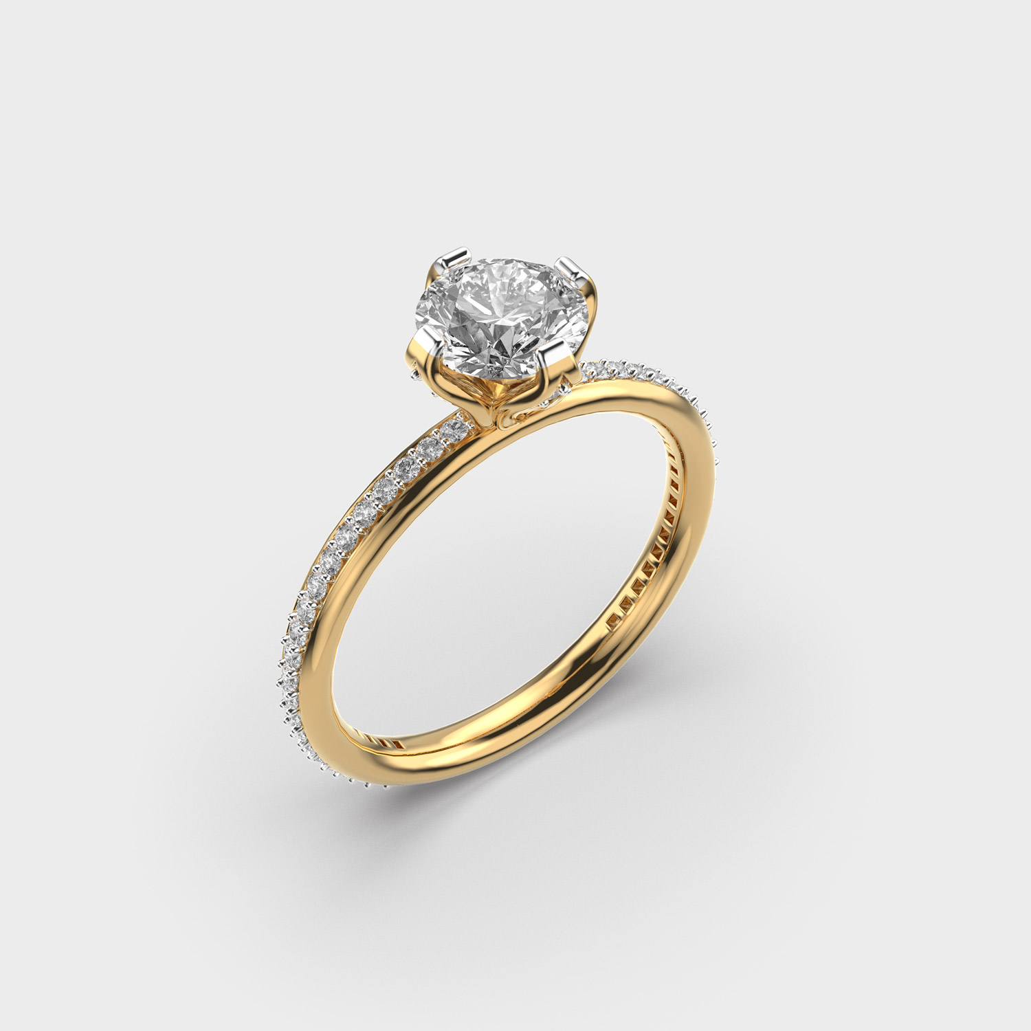 Classic Glimmer Diamond Ring
