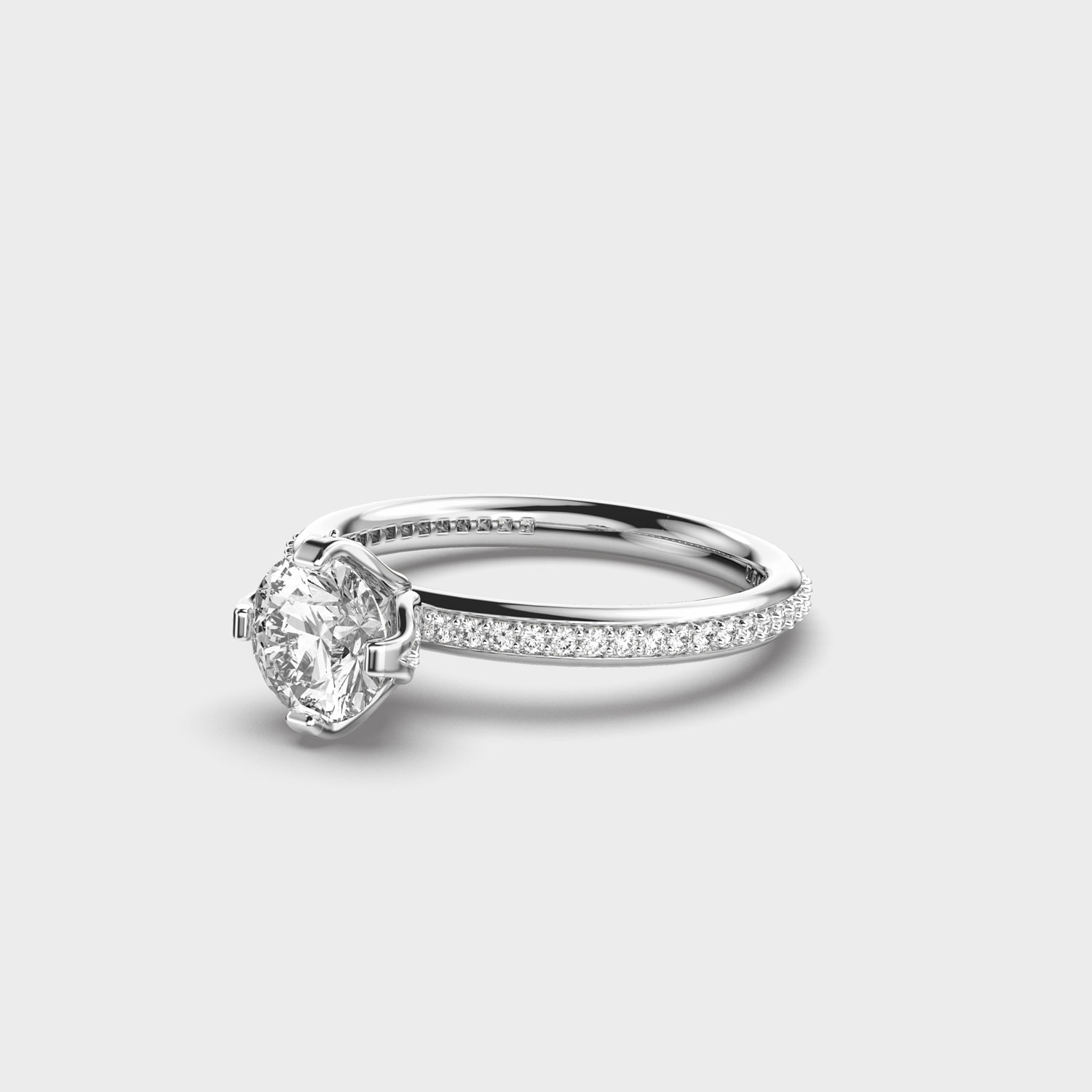 Classic Glimmer Diamond Ring