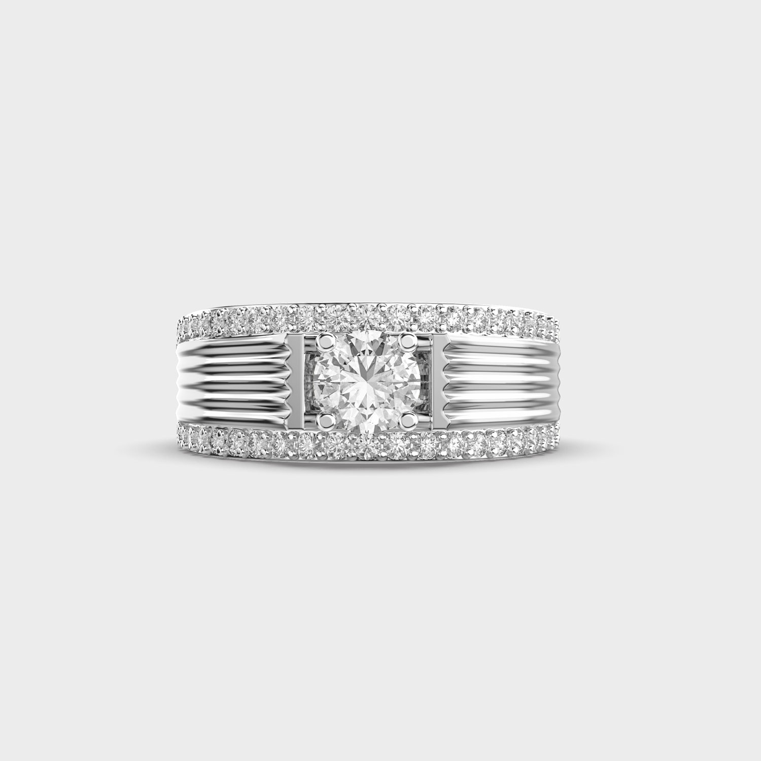 Horizon Band Diamond Ring