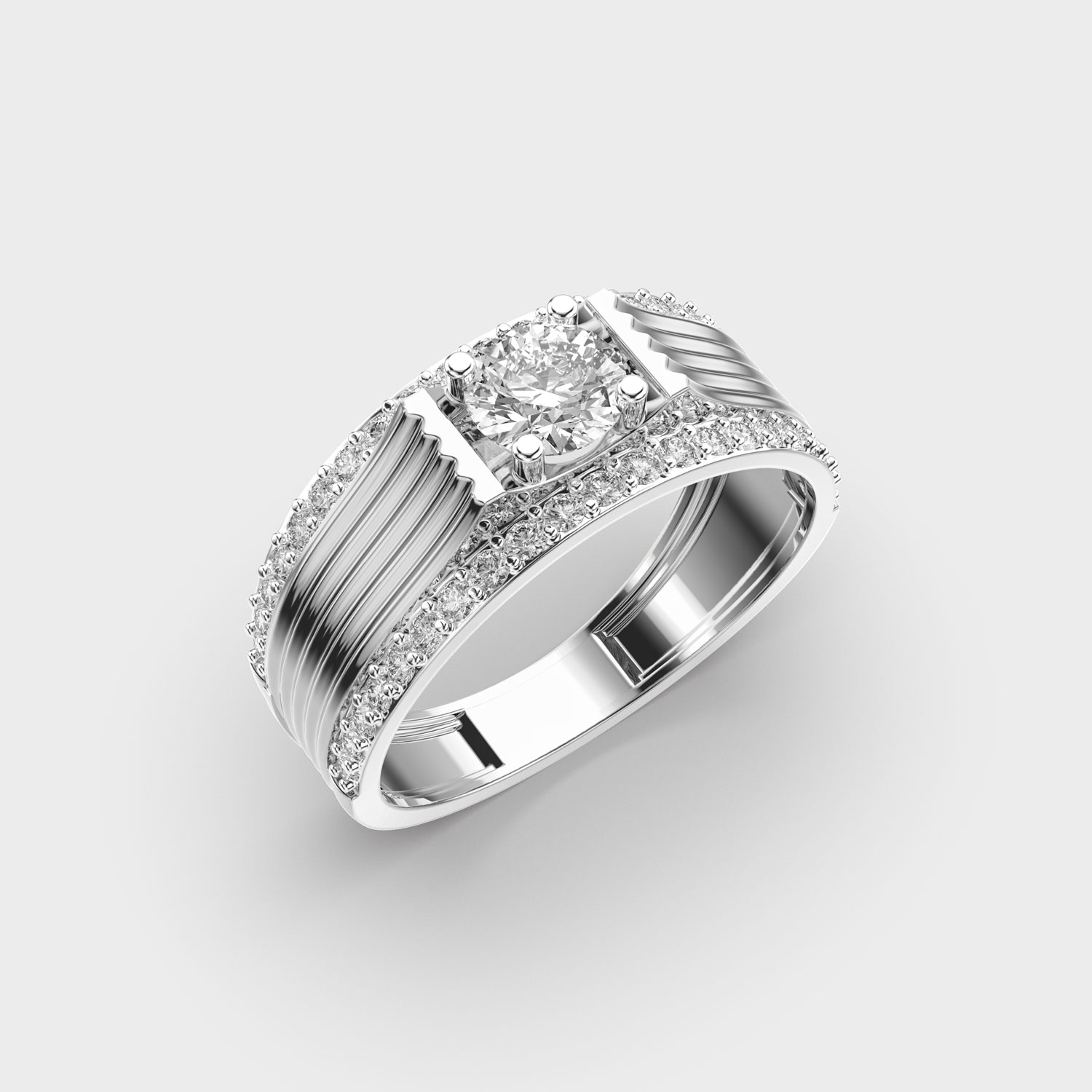Horizon Band Diamond Ring
