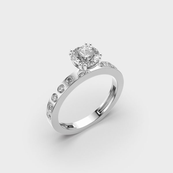 Radiant Core Diamond Ring