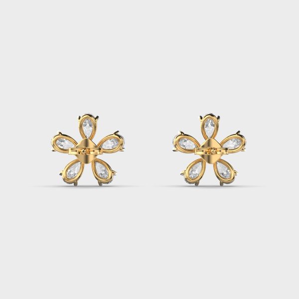 Simple Daisy Diamond Studs