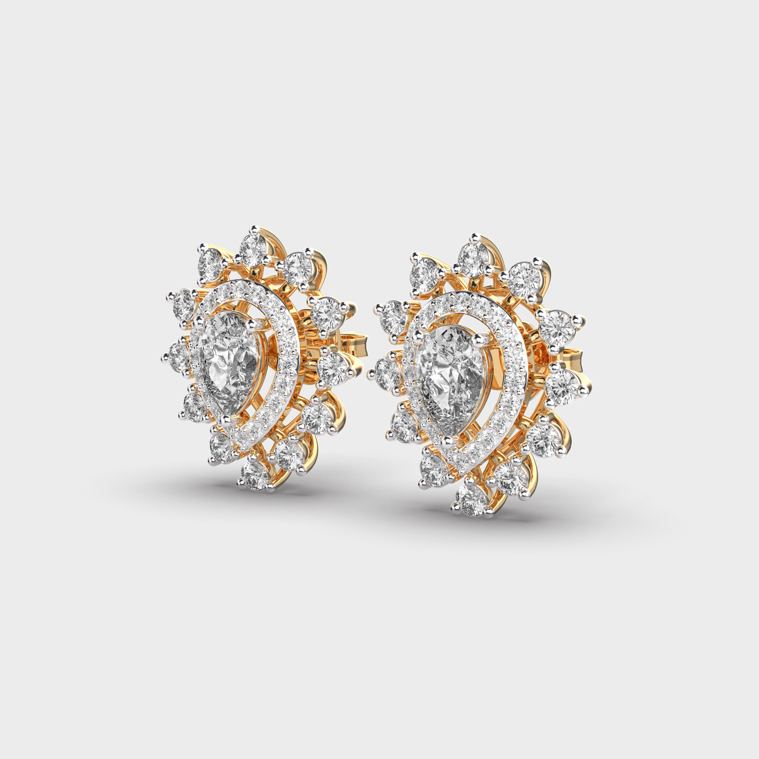 Charming Starlit Beauty Diamond Studs