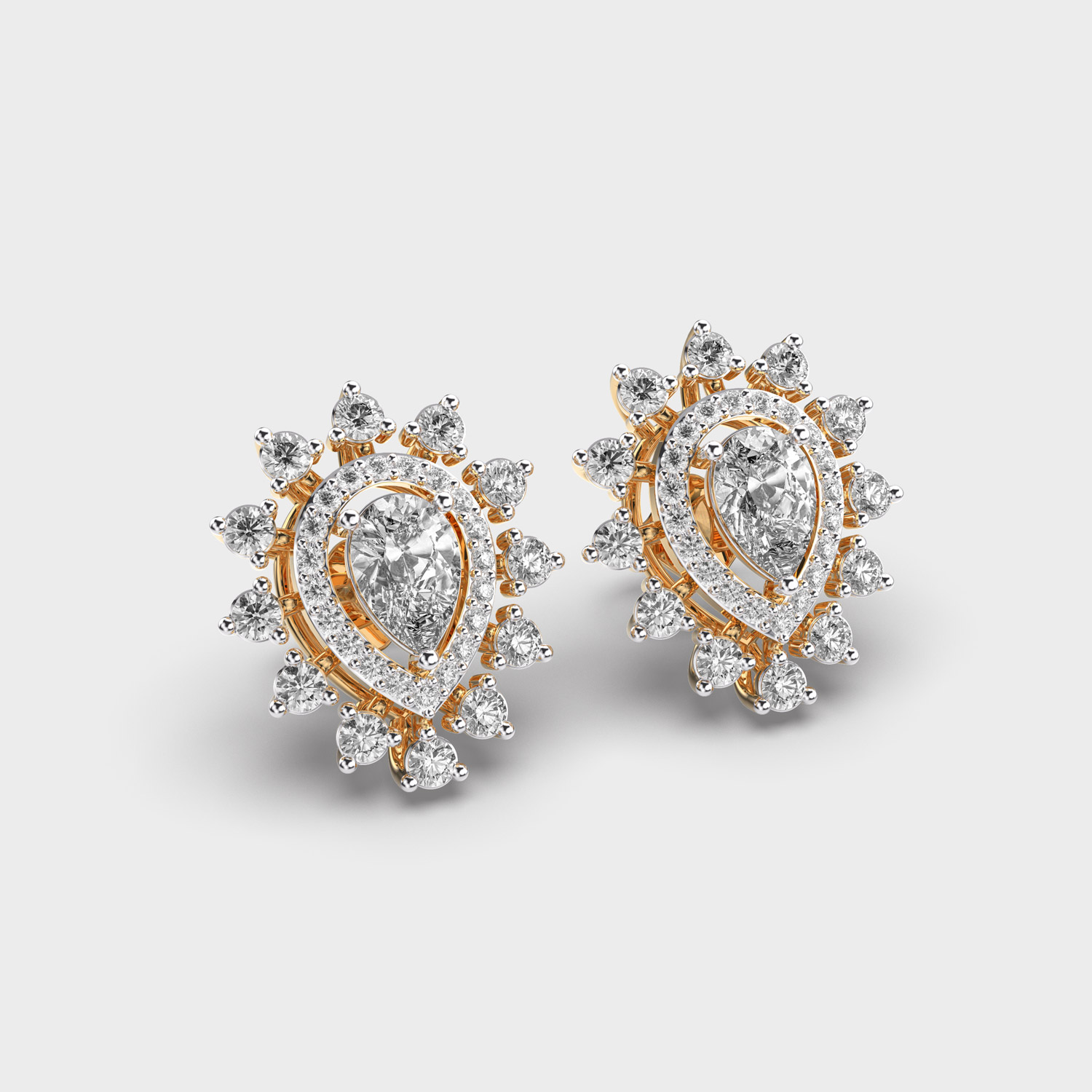 Charming Starlit Beauty Diamond Studs