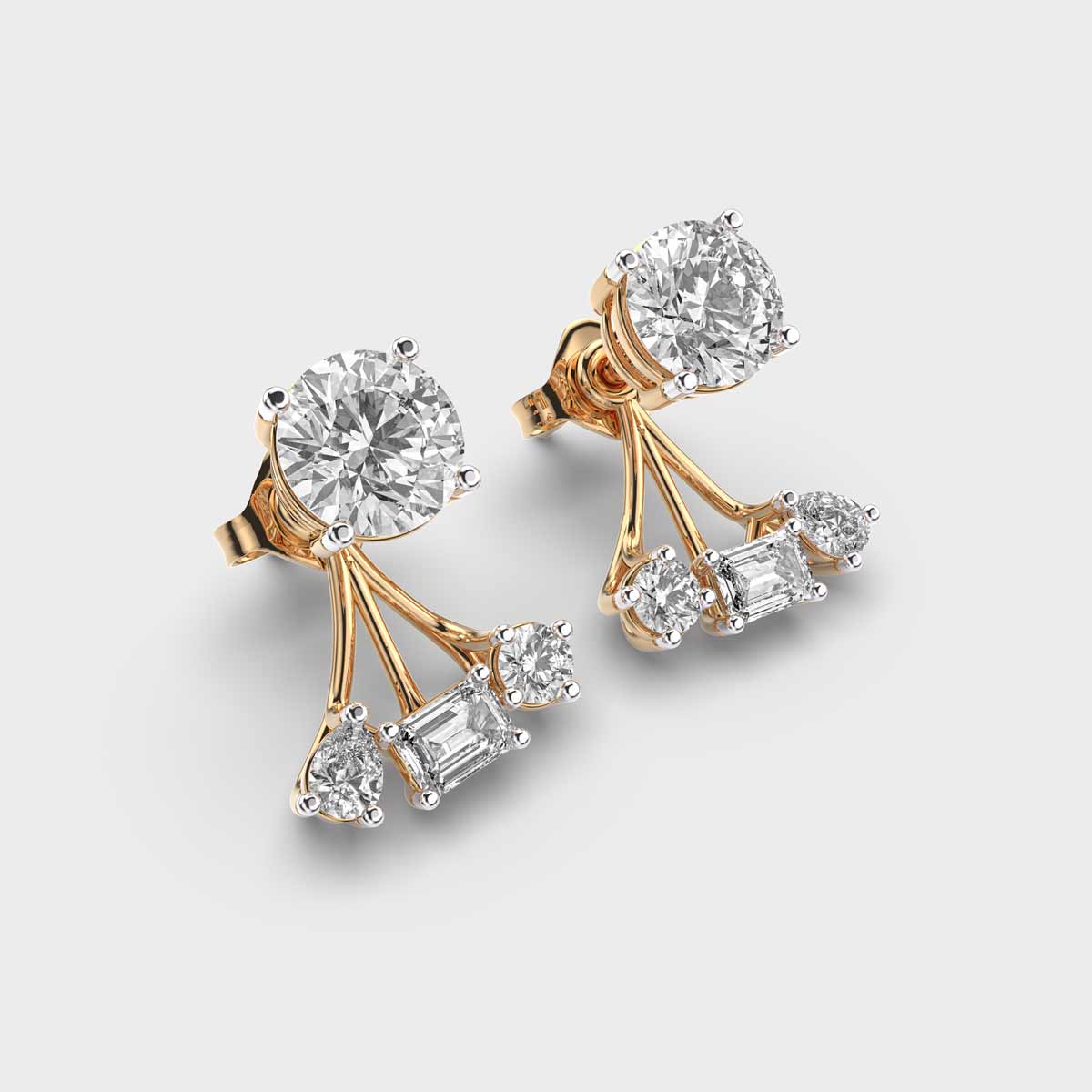 Showstealer Ear Piercing Diamond Studs
