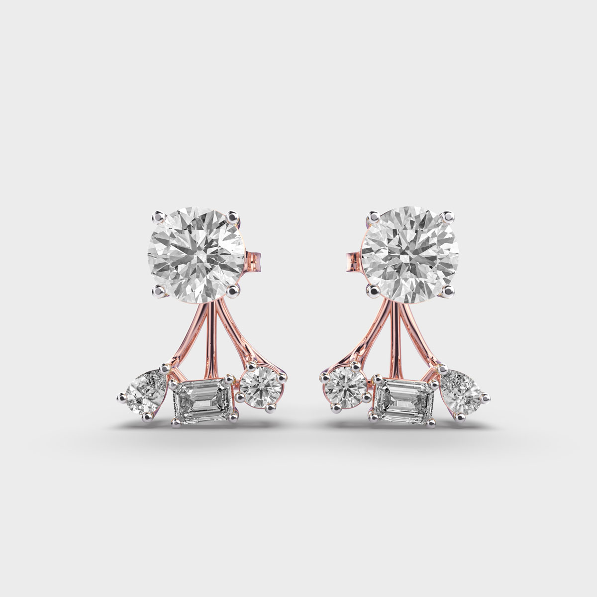 Showstealer Ear Piercing Diamond Studs