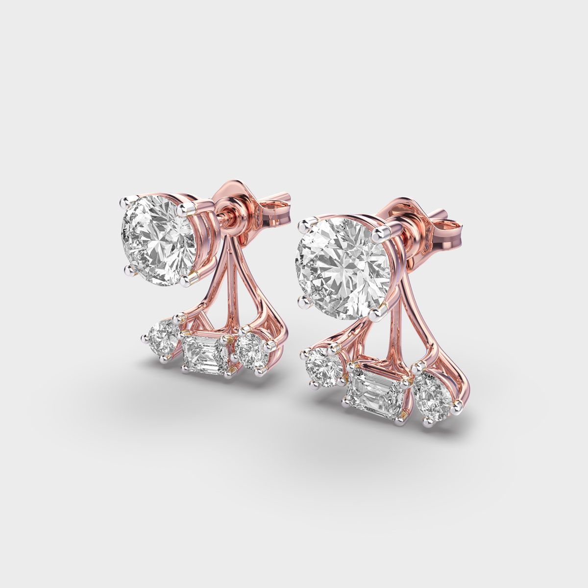 Showstealer Ear Piercing Diamond Studs