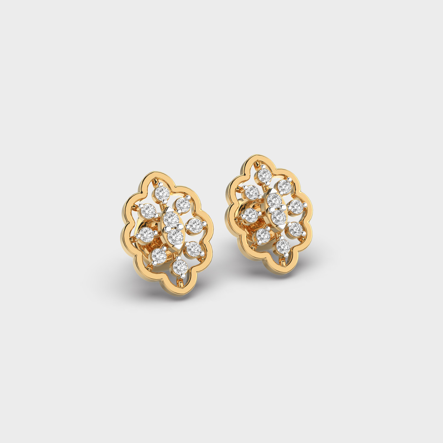 Celestial Spark Diamond Earrings
